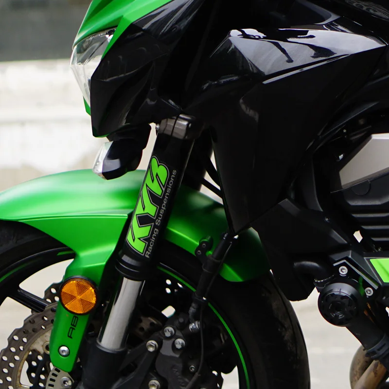 1 пара светоотражающие наклейки KYB shock для автомобилей Kayaba Kawasaki Yamaha Suzuki|Наклейки и
