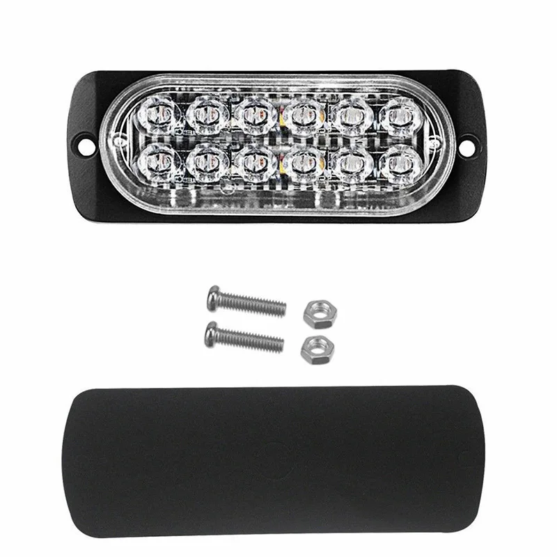 

Urgent Working Light Working 12V-24V Lamp Transparent Warning Accessories