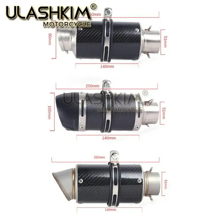 Полный глушитель выхлопной трубы мотоцикла Escape System Slip On для suzuki GSR400 GSR600 BK400 BK600 GSR BK