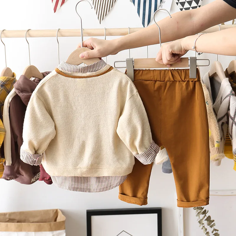 От 1 до 6 лет костюм из трех предметов для детей комплект маленьких девочек и