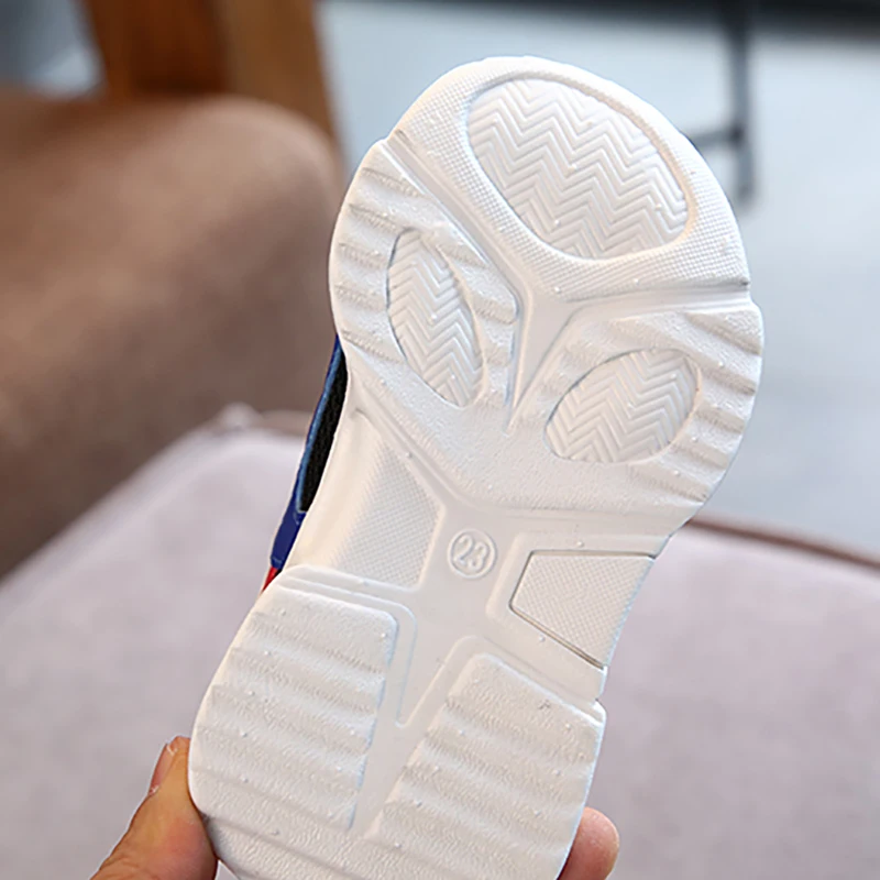 

2020 Children Casual Shoes Fashionable PU Leather Boy Girl Soft Sole Sports Sneakers