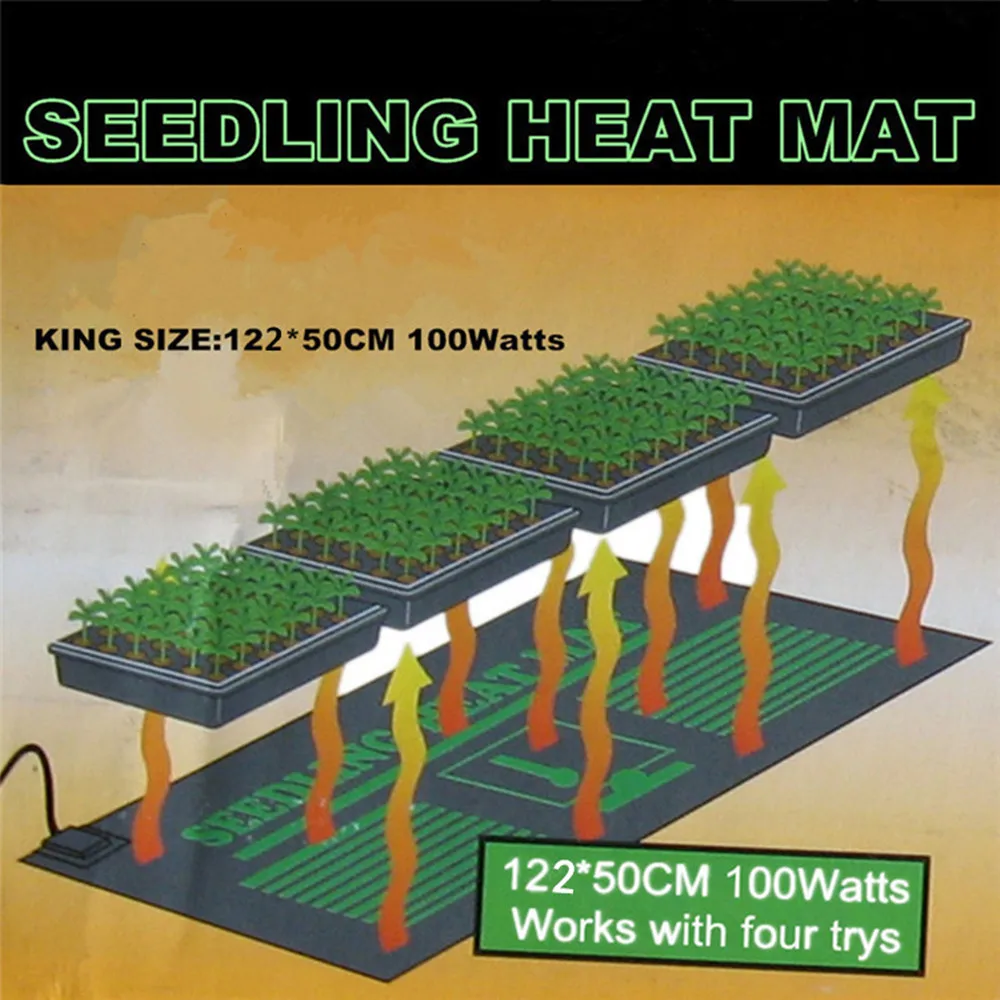 Нагревательный коврик для рассады водонепроницаемый запуска клонирования