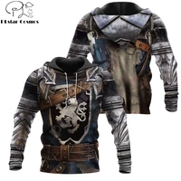 3d printed chainmail knight armor men hoodie knights templar harajuku fashion jacket pullover unisex cosplay hoodies qs 006