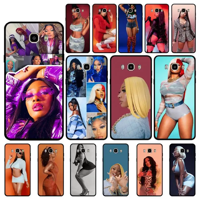 

FHNBLJ Megan thee stallion Phone Case for Samsung J 4 5 6 7 8 prime plus 2018 2017 2016 J7 core