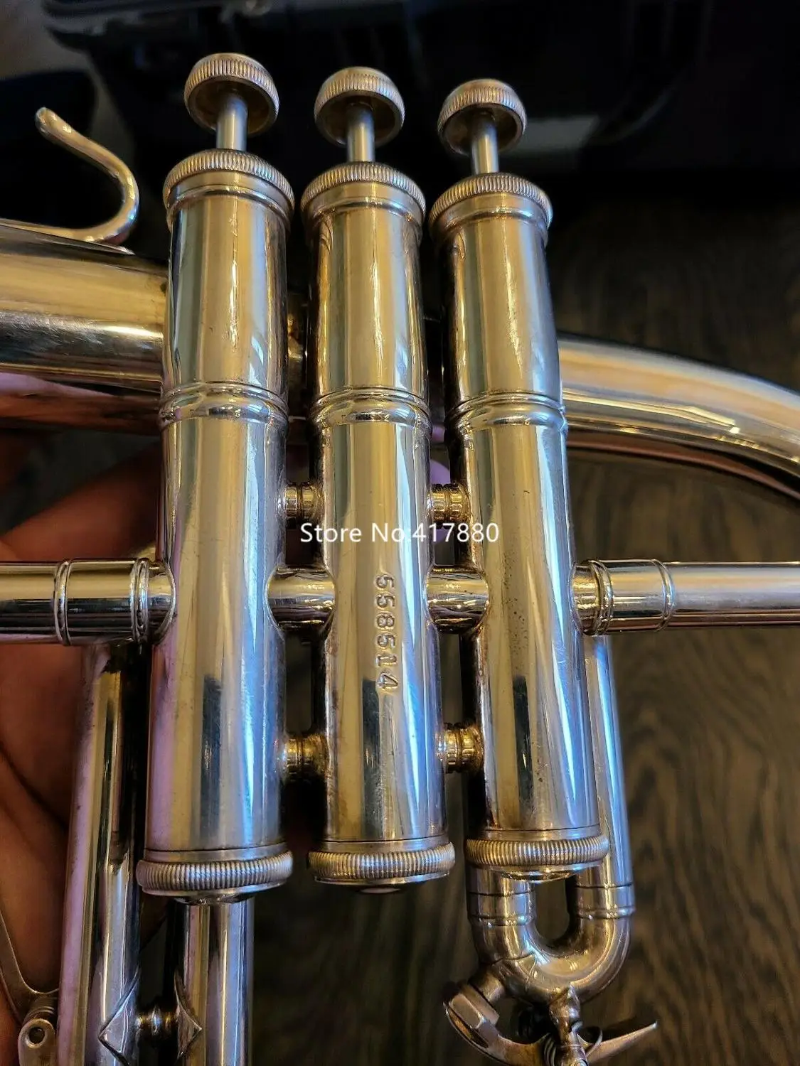 Популярный серебристый музыкальный инструмент Баха флугелрона Bb чехол