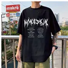 Уникальная летняя повседневная футболка Maneskin в стиле граффити для мужчин и женщин, новинка, уличная мода в стиле хип-хоп, универсальная уличная одежда с принтом