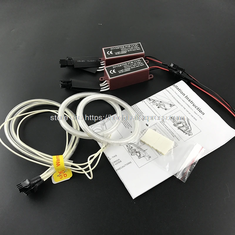 HochiTech белый 6000K CCFL головной светильник Halo Angel Demon Eyes Kit angel eyes для Opel GT Roadster 2007 2008 2009