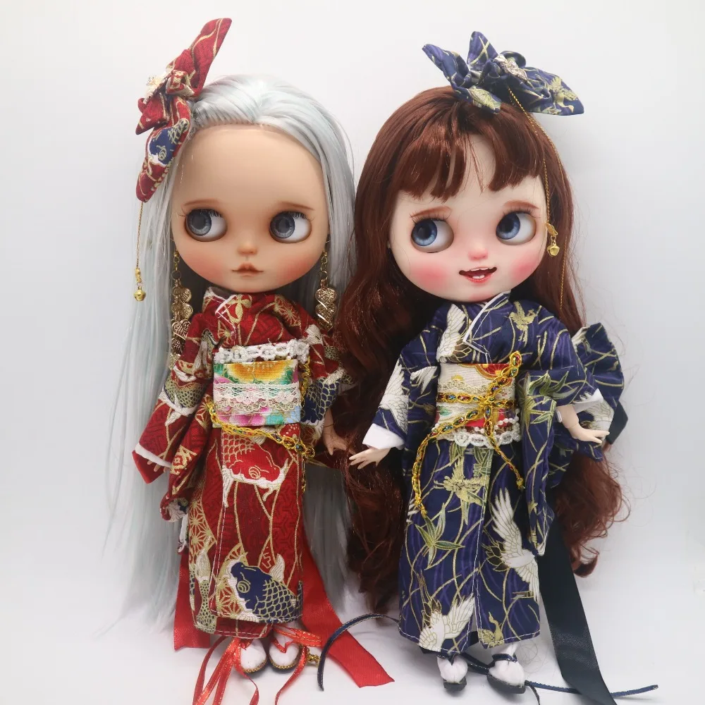 Одежда для кукол Blyth кимоно куклы японская кукол|Куклы| |