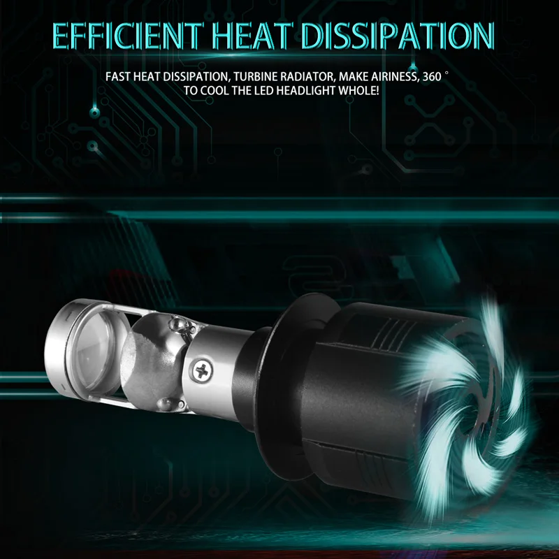 

GZKAFOLEE LED H7 Car headlight H7 Led Bulb Car Projector Lens H7 Headlight Bulbs Low beam lights 72W/set 12V 24V 4300K 6000K Led