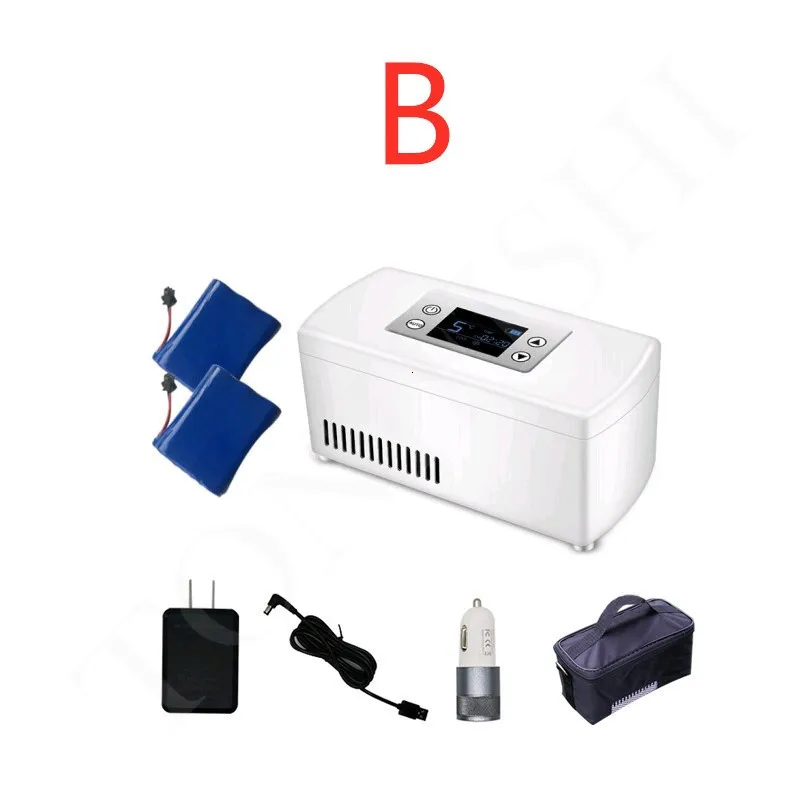 Инсулиновый охлаждаемый контейнер портативный небольшой Холодильный