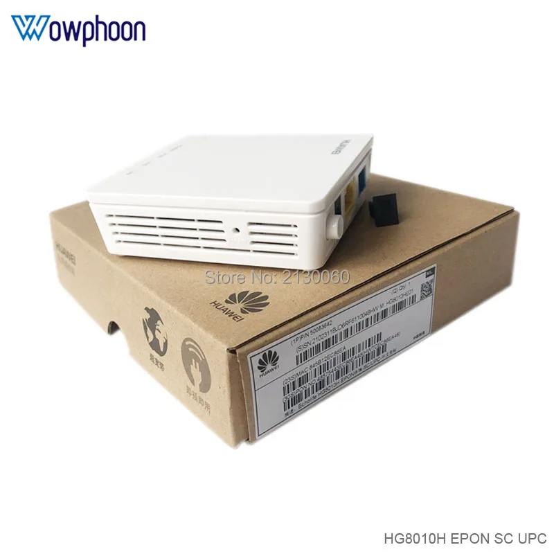 6 шт./лот английская версия Huawei HG8010H EPON ONU ONT Bridge Mode Одноместный LAN порт 1GE onu epon