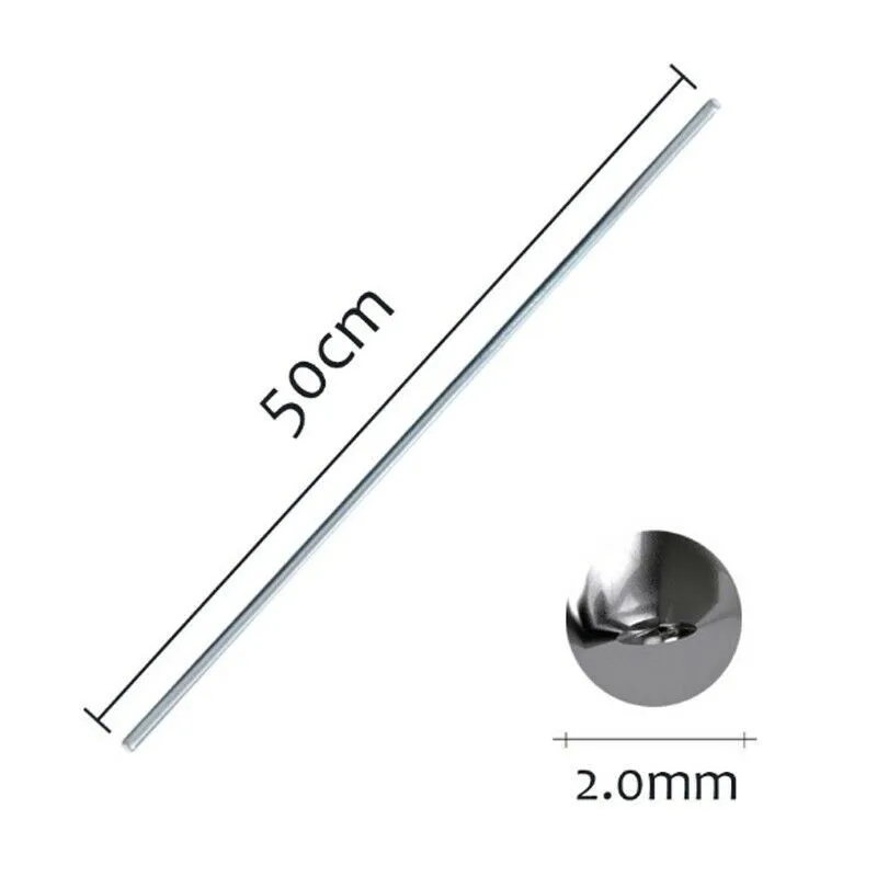 

20pcs Aluminum Welding Wire 2mm Aluminum Solution Welding Wire Flux Cored Rods Repair Solder Low Melt Welding Wire Accessories
