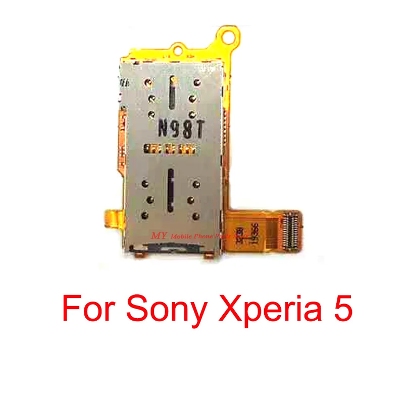 

Sim Card Reader Holder Connector Slot Tray Flex Cable Ribbon For Sony Xperia 5 Xperia5 Replacement Spare Parts