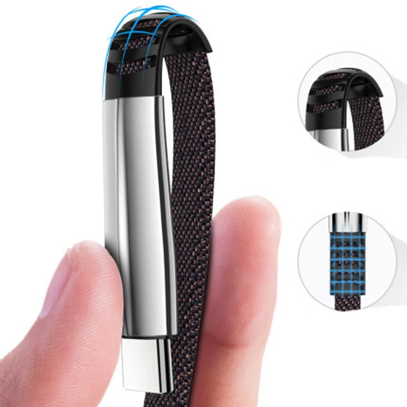 USB кабель для быстрой зарядки 1 м QC 3 0 А Type C Micro Android телефонов iPhone Xiaomi Huawei|Кабели