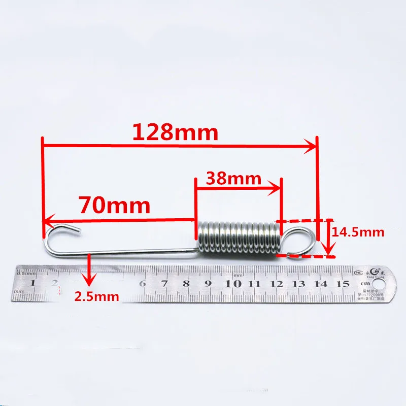 2 шт. индивидуальная Тормозная пружина сильная Растяжка оцинкованная стальная