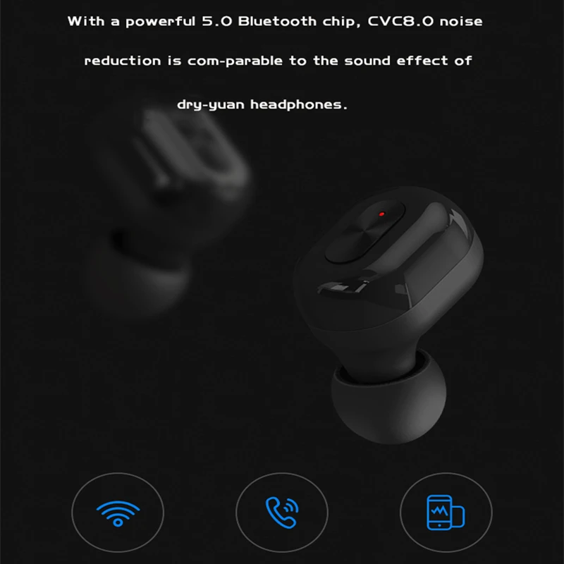 Наушники TWS беспроводные наушники спортивные с микрофоном Музыкальная гарнитура