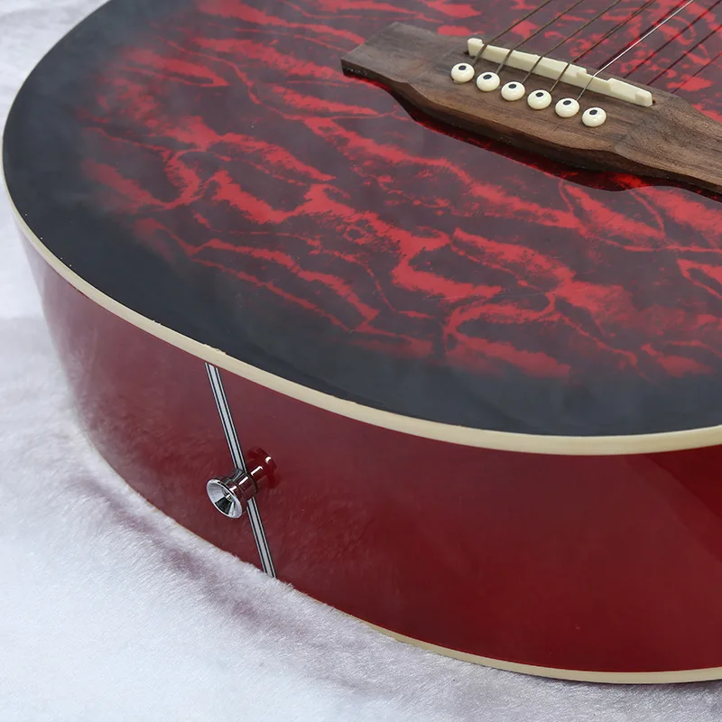 39 дюймовая электрическая гитара Хрустальная деревянная бас панель для взрослых