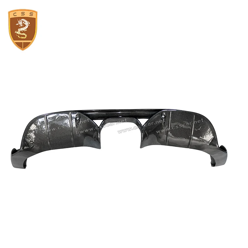 Настоящее углеродное волокно задний бампер диффузор для губ подходит Porsche 718 Boxster