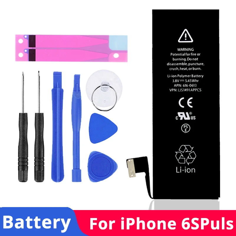 AAA + 0 батарея нулевого цикла для iPhone 6SPlus 2750mAh 6splus литиевая Замена Бесплатные
