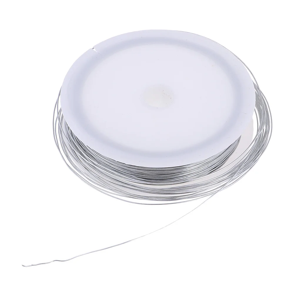 

Silver Thin Iron Wire For Model Making Crafts Soft Wire Coil 40m