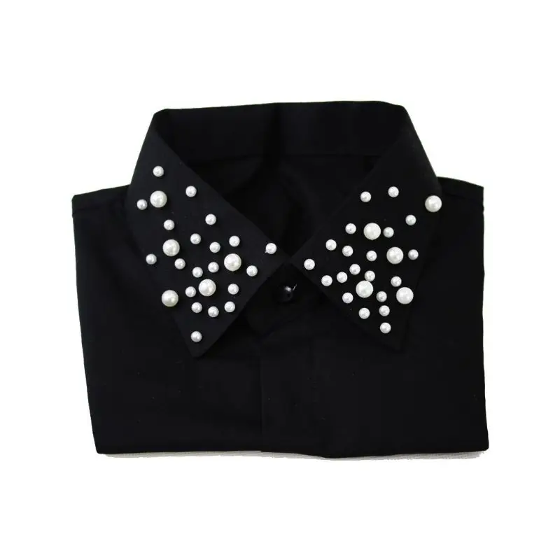 Модное женское жемчужное украшение с искусственным воротником съемный воротник