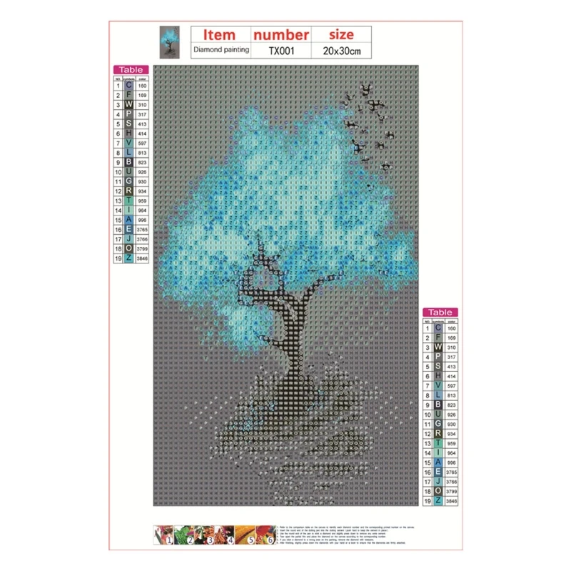 

Tree DIY 5D Full Drill Diamond Painting Embroidery Cross Stitch Kits Rhinestone