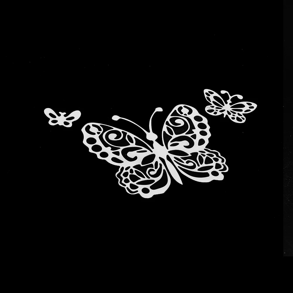 3 шт./компл. металлический трафарет в форме бабочки для рукоделия скрапбукинга