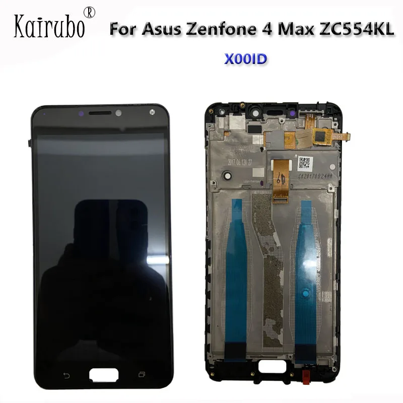 ЖК дисплей для ASUS Zenfone 4 Max ZC554KL X00ID сменный сенсорный экран дигитайзер с рамкой IPS 5