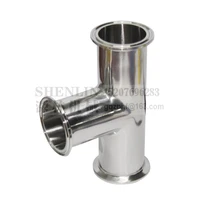 tee of filling machine fitting connector stainless filling machine spare part pipe connector
