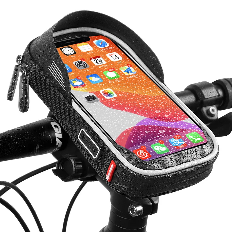 

Waterproof Bicycle Cellphone Bag Touch Screen Bike Cycling Mobile Phone Front Stand
