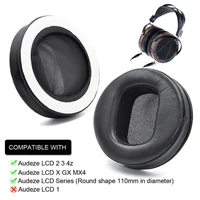 2 pcs replacement ear pads cushion earmuffs earpads for audeze lcd23 4z x gx mx4 sheepskin soft foam headphone accessory