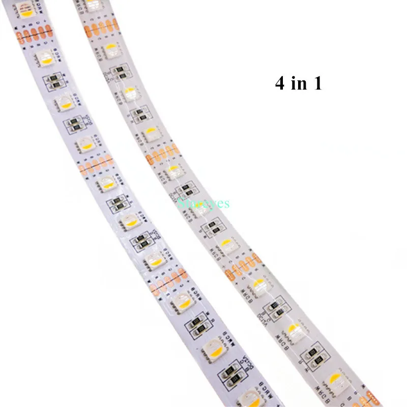 1 шт. SMD 5050 60 светодиодный/M белый теплый белый RGB RGBW RGBWW 4 в 1 RGBW RGBWW Светодиодная лента освещение IP20 IP65 водонепроницаемая