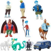 onward lightfoot miniature pvc action figures dragon unicorn anime figurine collectible dolls kids toys for children 10pcsset