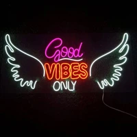 ohaneonk good vibes only custom led neon lights for home bed room decoration wall lights decor name logo personalized