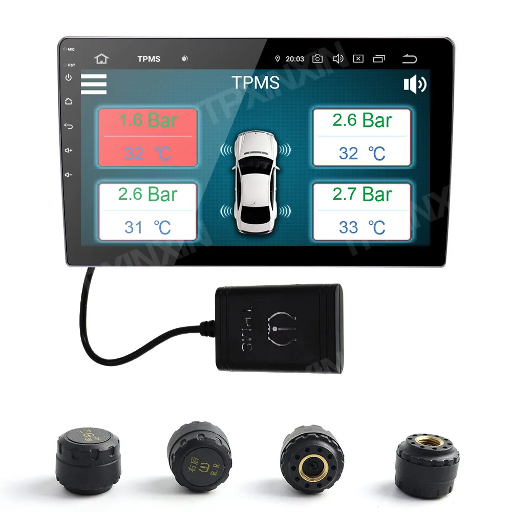 Система мониторинга давления в шинах MS беспроводная система контроля с 4