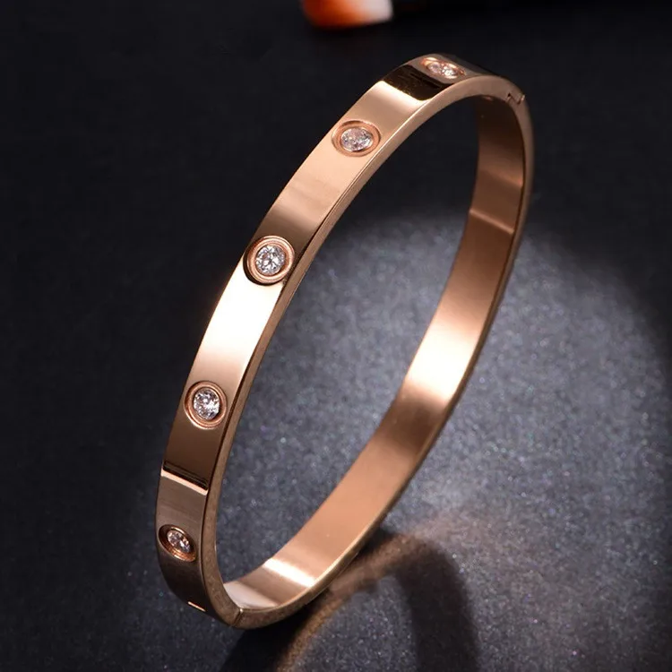 Новинка 2019 роскошный дизайн браслеты из нержавеющей стали с кристаллами для