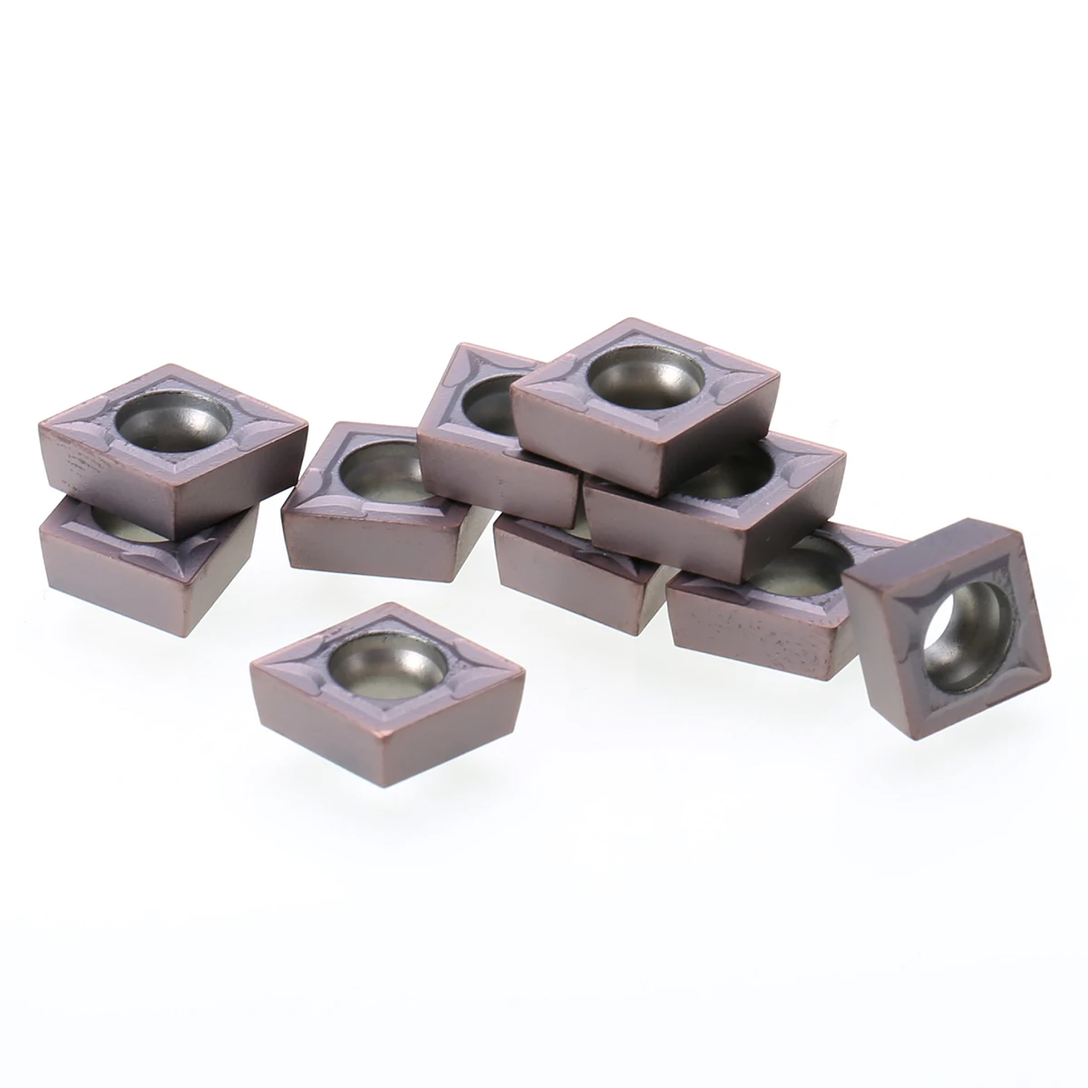 10Pcs/Lot CCMT09T304 VP15TF Blades Carbide Inserts CNC Lathe Turning Cutter For Steel Cutting Machining | Инструменты