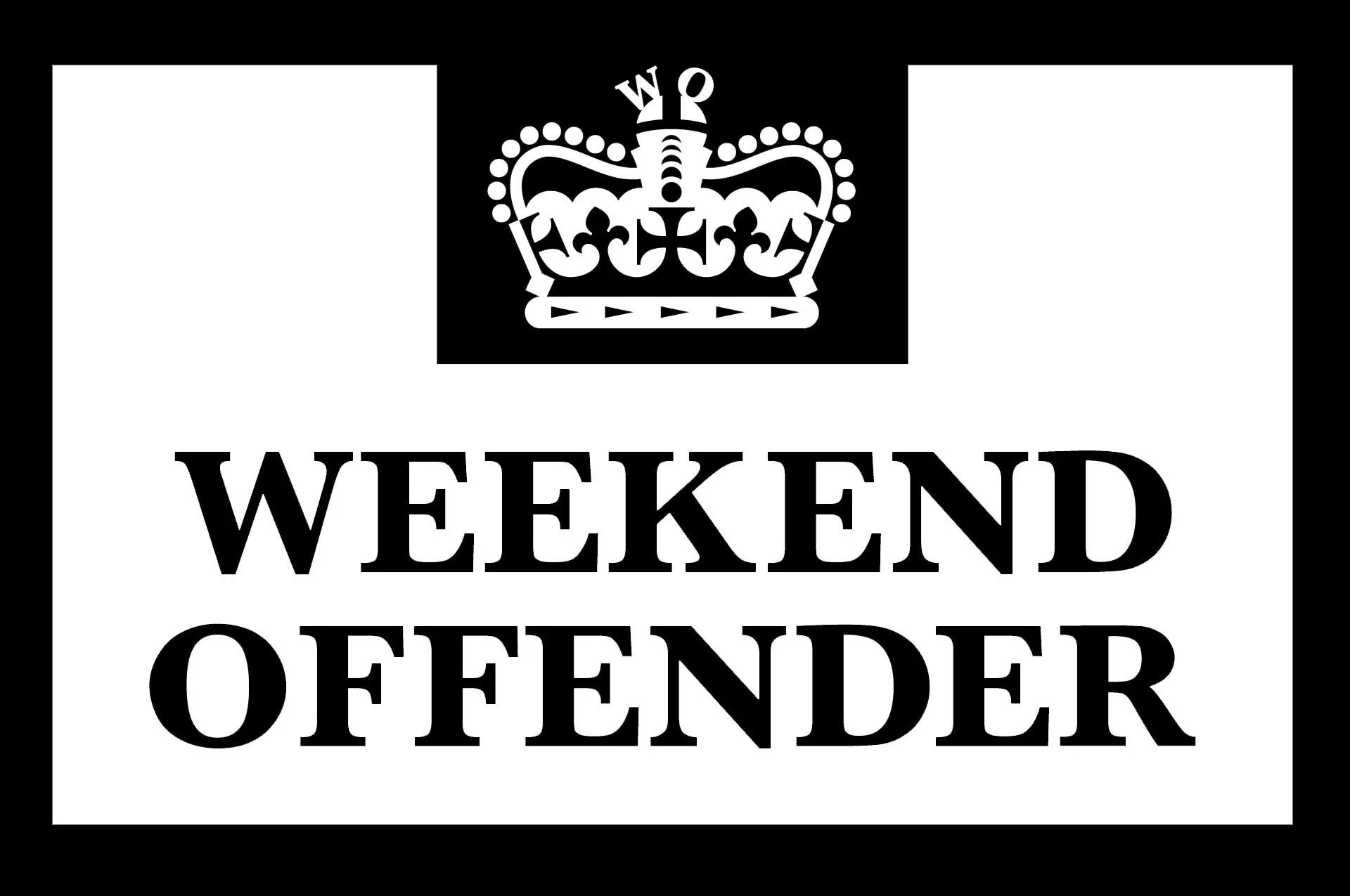

Wall Plaque Weekend Offender Retro Metal Tin Sign Poster Home Garage Plate Cafe Pub Motel Art Wall Decor 8 X12Inch