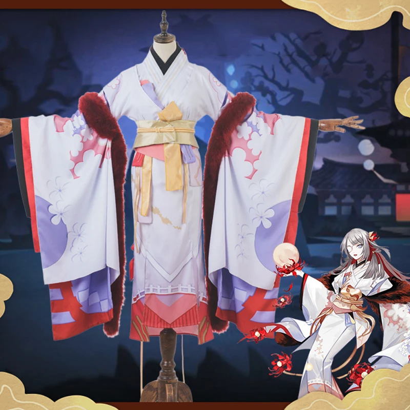 Игра Onmyoji Косплей Костюм Manjusaka костюмы для косплея хеллоуина карнавала Рождества