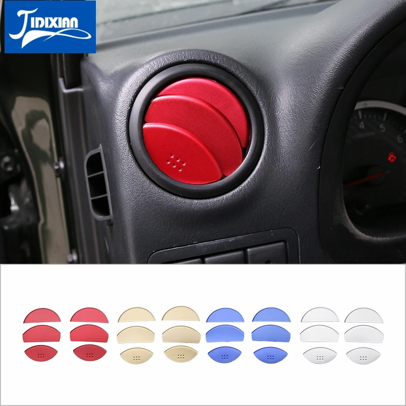 

JIDIXIA Car Stickers for Suzuki jimny 2007 Up Car Air Conditioning Outlet Vent Decoration Cover for Suzuki jimny Car Accessories