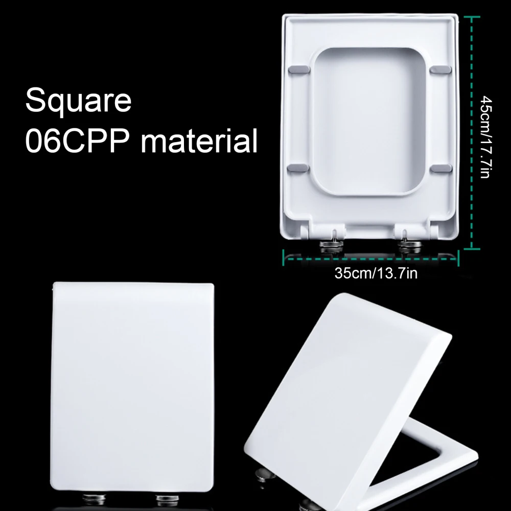 Сиденье для унитаза закрытые круглые удлиненные многофункциональные