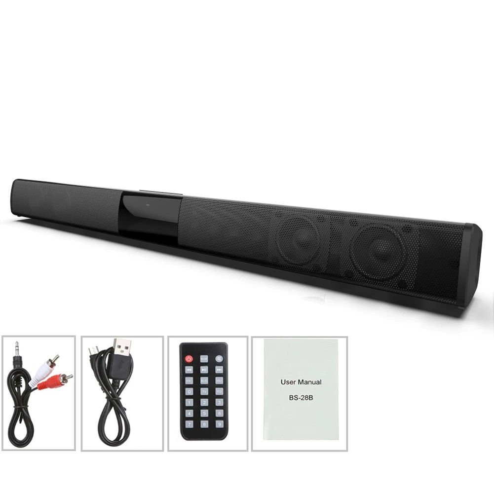 20 Вт Bluetooth динамик s Саундбар стерео Проводная И Беспроводная Hi Fi домашняя