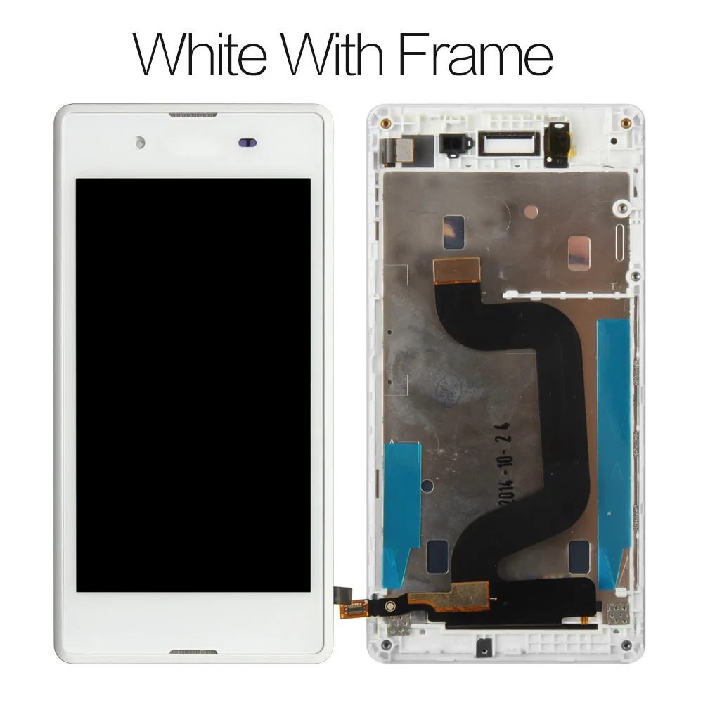 With White Frame Протестированный 4,5 ''854x480 дисплей для SONY Xpeira E3 ЖК сенсорный экран дигитайзер дисплей для SONY Xperia E3 lcd D2203 - Цвет: With White Frame