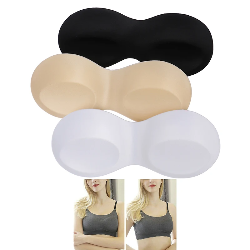 

Женский бюстгальтер без бретелек, с вкладышами и открытой спиной, пенные губчатые подушечки