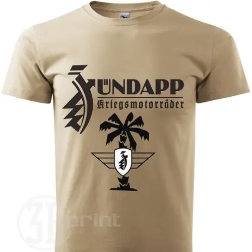 

Zundapp Motorcycle Men'S Retro T-Shirt War Engine Wheels Sand Fashion Mans Unique Cotton Short Sleeves O-Neck Army T Shirt