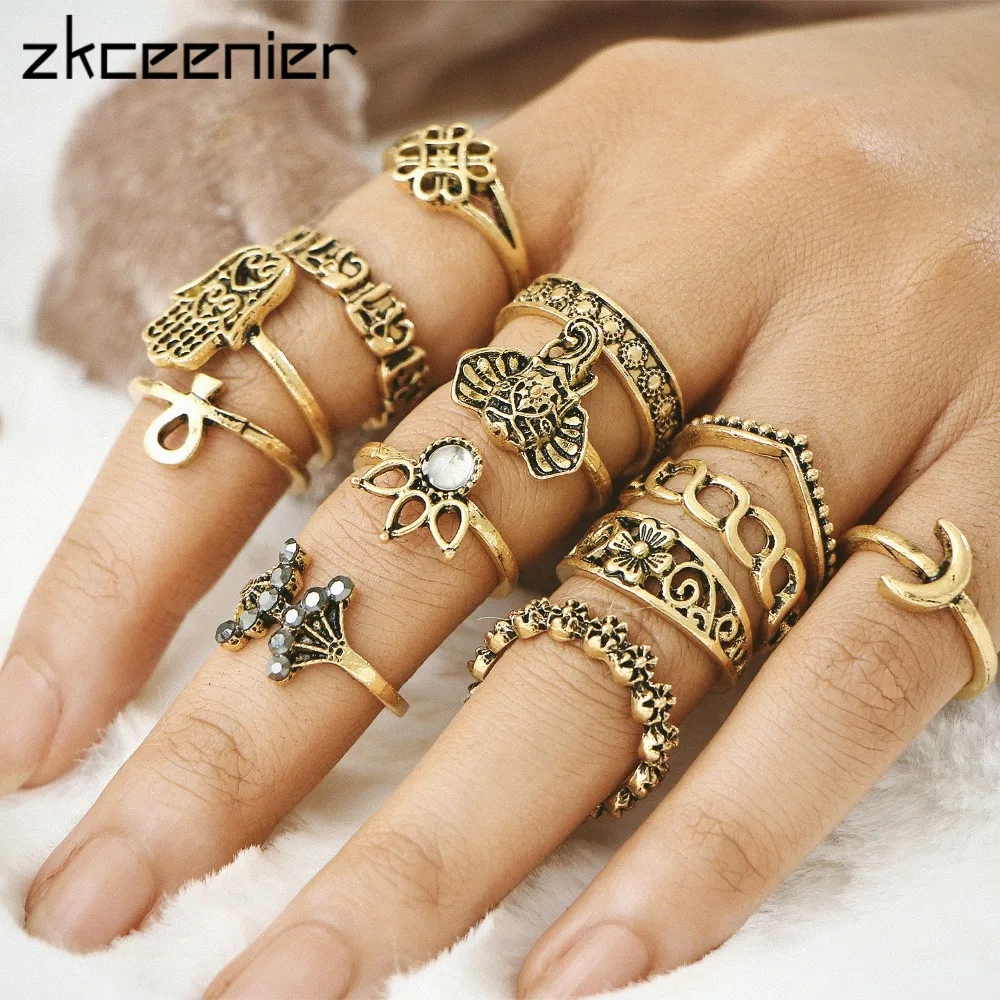 Новинка 2021 винтажные геометрические кольца на костяшки турецкие наборы колец