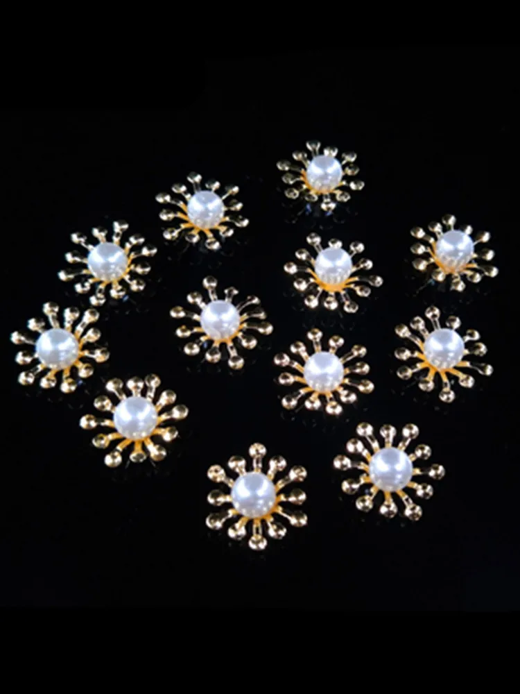 10pcs Metal Flower pearl Bead Caps Diy handmade Hand Made Jewelry Accessories wholesale | Украшения и аксессуары