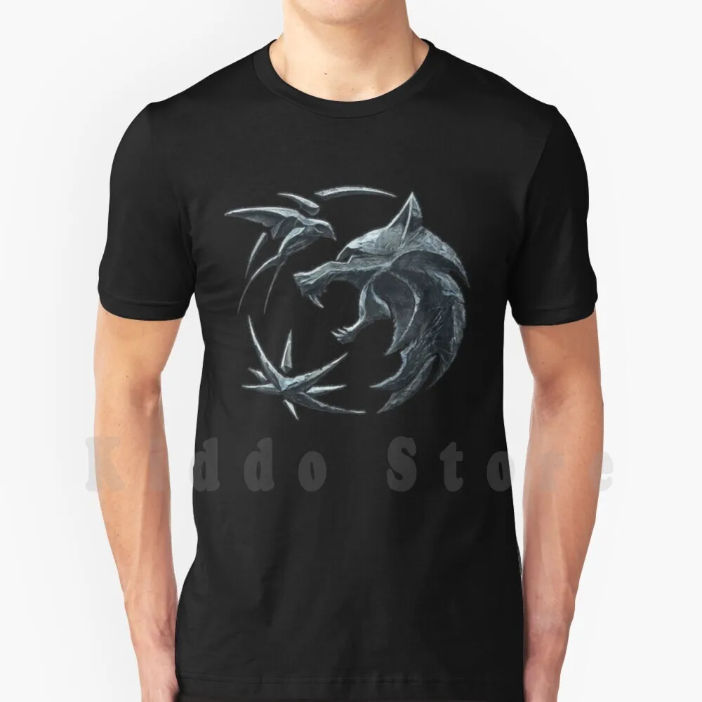 Хлопковая мужская футболка с принтом героя ривии геральта яскара еннифера Цири