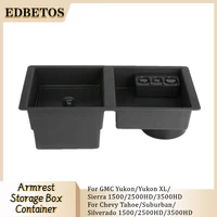 for gmc sierra 1500 and chevy silverado 1500 2014 2018 car central armrest storage box accessories center console organizer