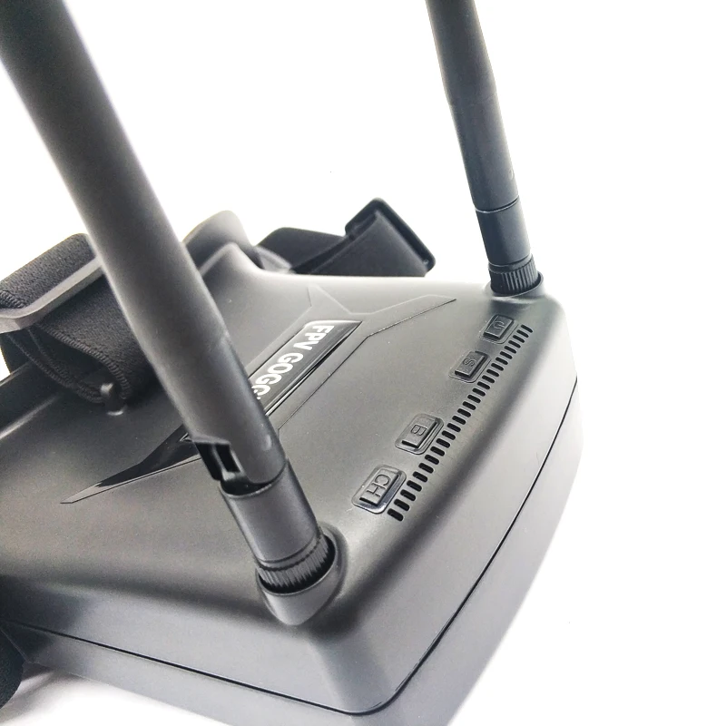 5,8G 40CH двойные антенны FPV очки монитор видео очки гарнитура HD для гонок Дрон с 5,8G 25mW видео передатчик камера